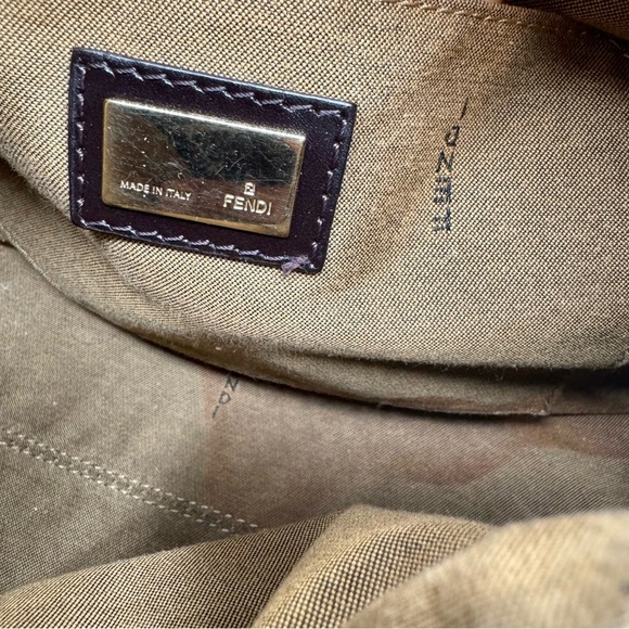 Fendi Zucca Brown and Black Satchel | Very Good Condition - Picture 8 of 15